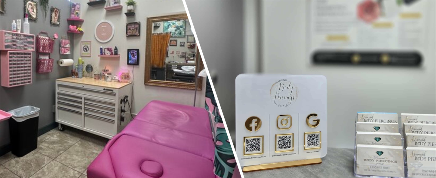 Interior Pictures of Diamond Tattoo and Piercing Interior Pictures of Diamond Tattoo and Piercing